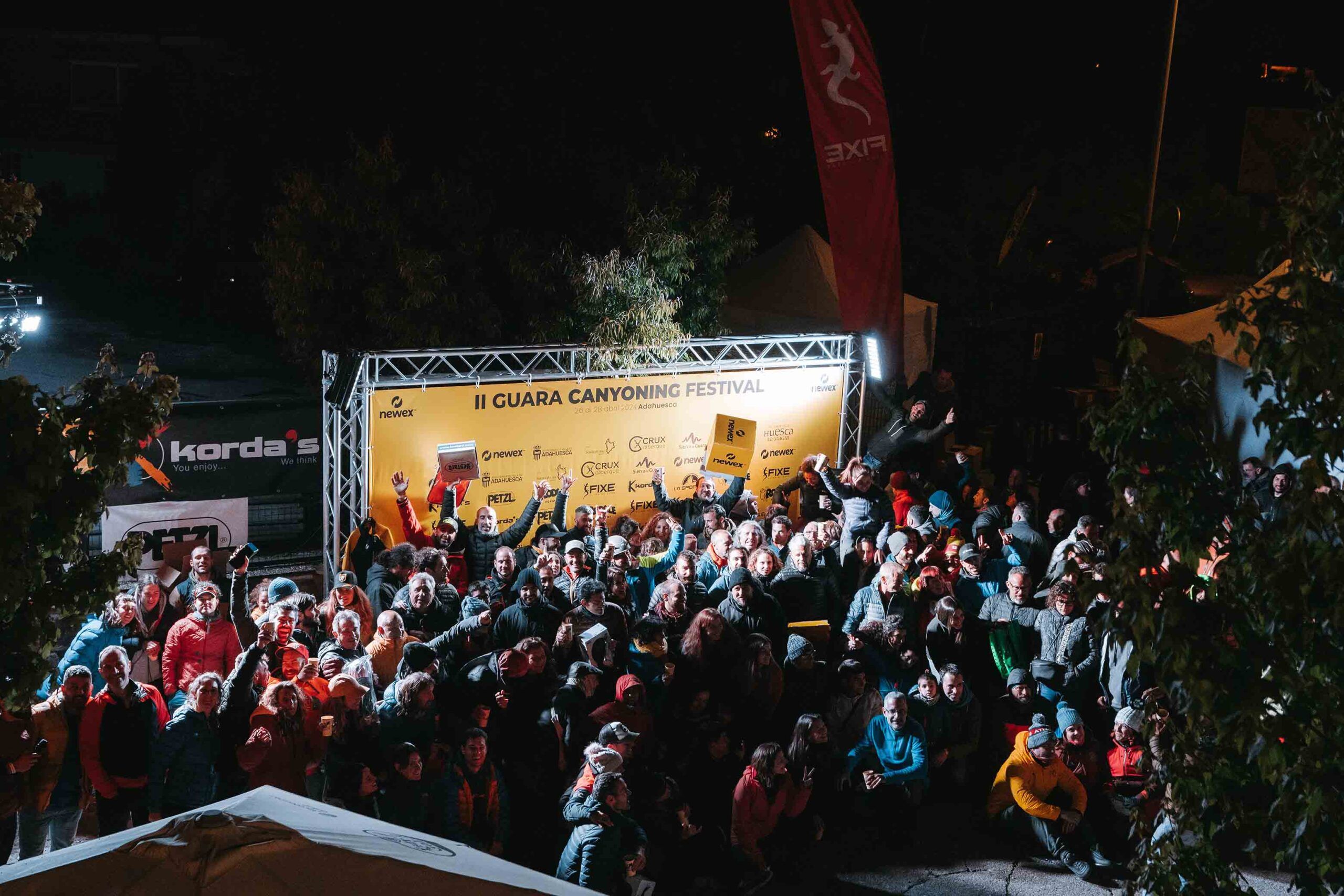 foto grupal guara canyoning festival